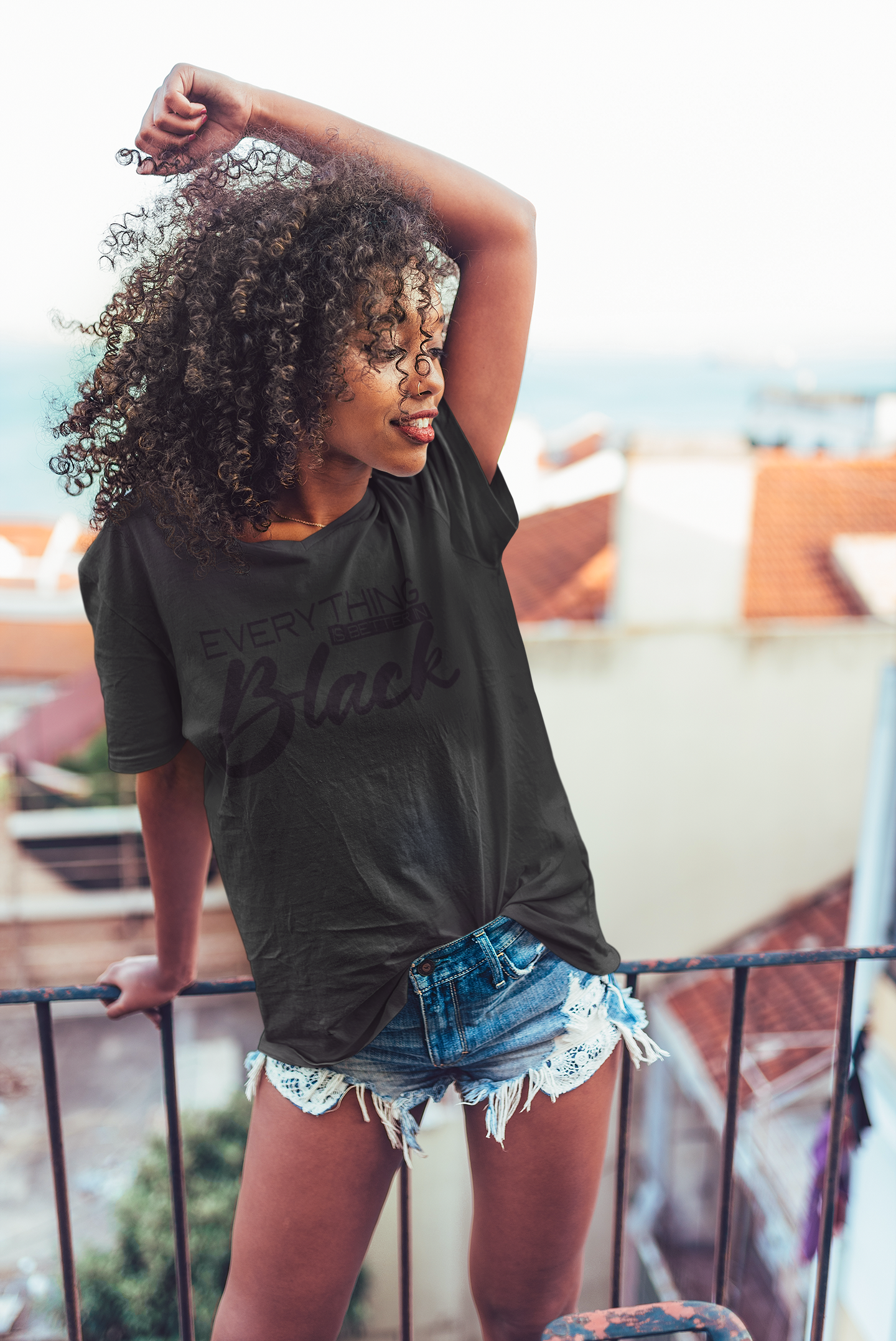 Everything Is Better in Black (Puff design)