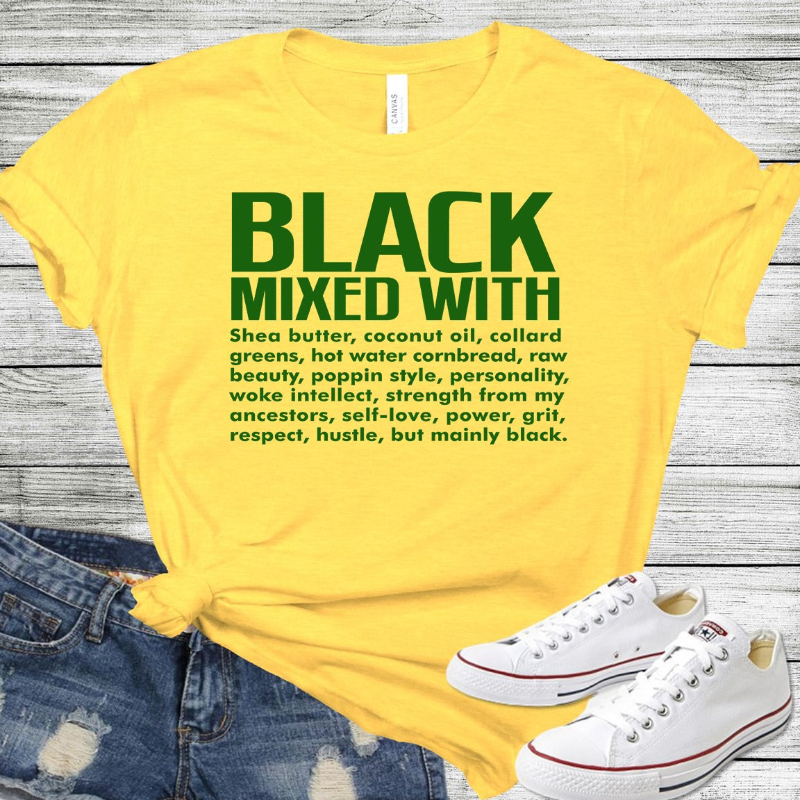 Black Mixed Black