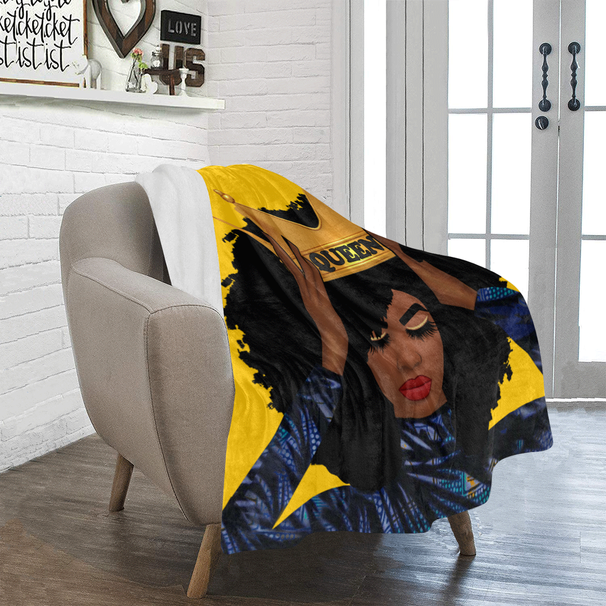 Black Queen Blanket