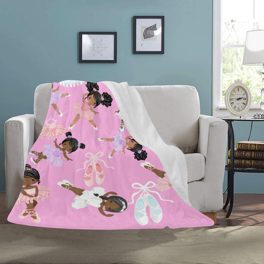 Black Ballerina Blanket