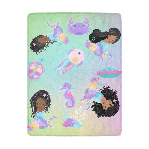 Mermaid Princess Blanket