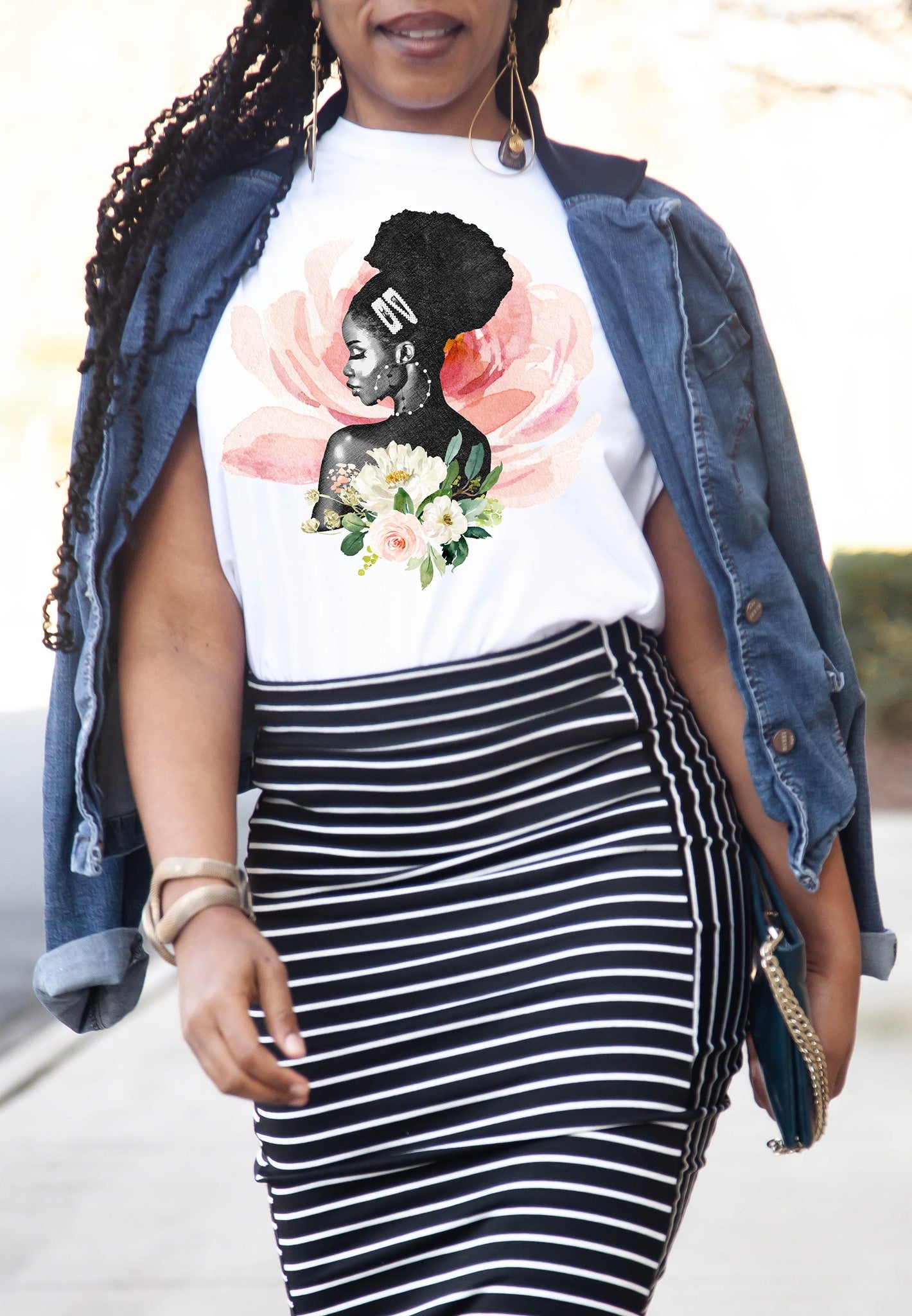 Floral Afro Beauty