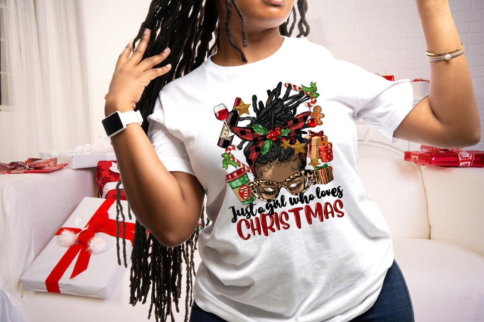 Just A Girl Who Loves Christmas Locs