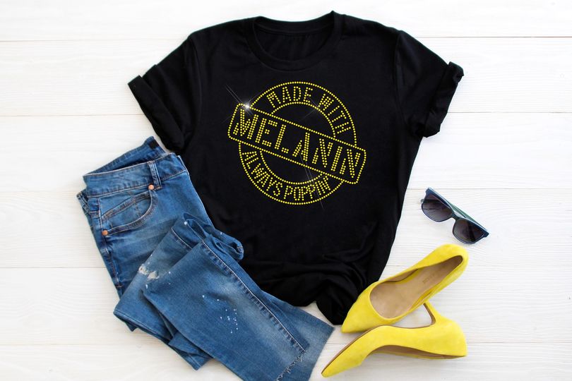 Made With Melanin-Rhinestone