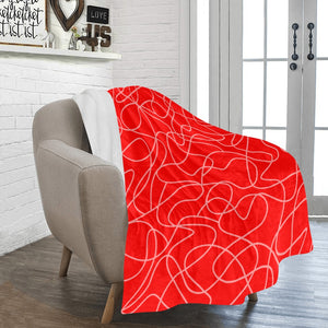Red Swirl Blanket